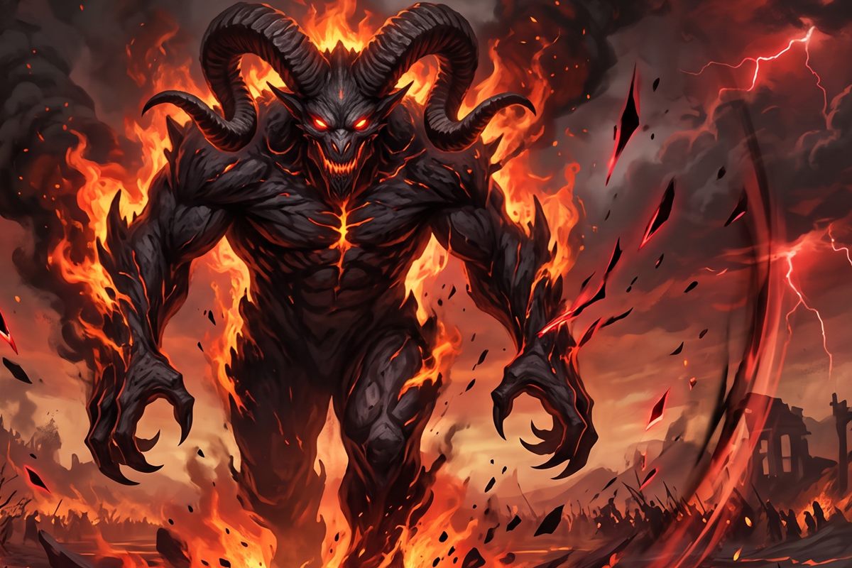 Satan, artwork from the game Spiritual combat